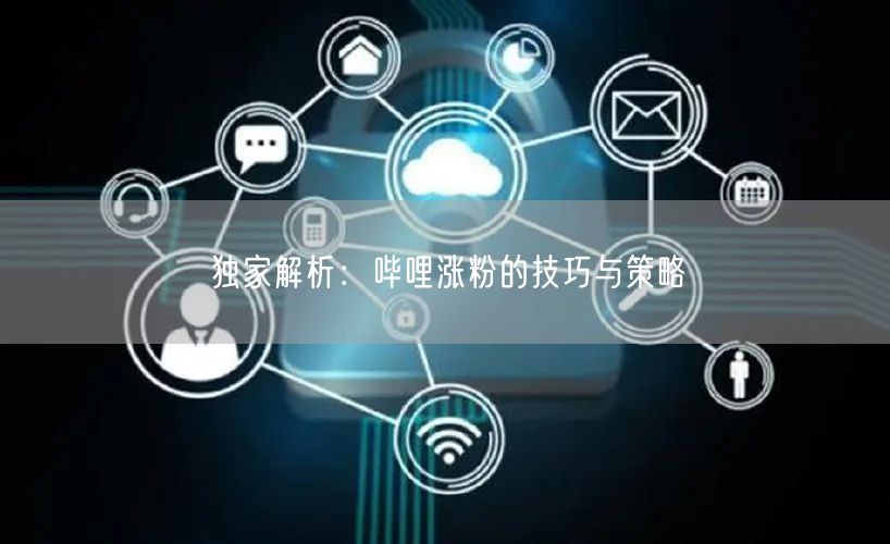 独家解析：哔哩涨粉的技巧与策略